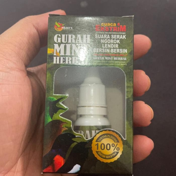 Gurah mint serak volume penggacor burung berkicauVitamin suplemen burung berkicau