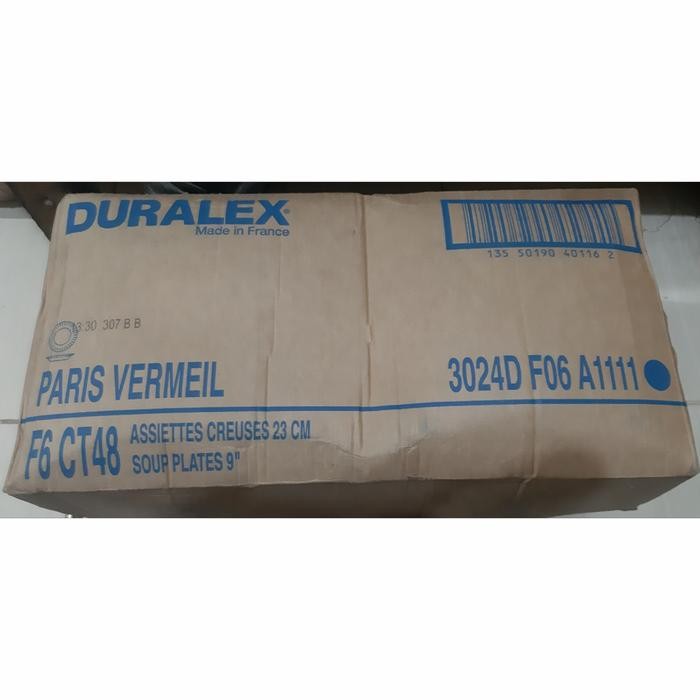 PIRING MAKAN DURALEX ASLI 9" / DURALEX Glass Amber Dinner Plate