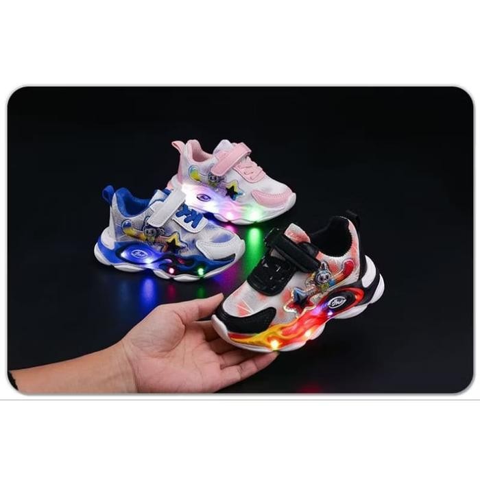 

Moxa - [21-30] Sepatu LED Anak Laki- laki Perempuan LABUBU / Sepatu Sneakers Lampu Led Kelap Kelip