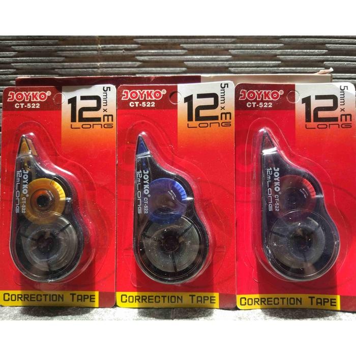 

New Stipo Tipe Ex Kertas / Correction Tape Joyko CT-522