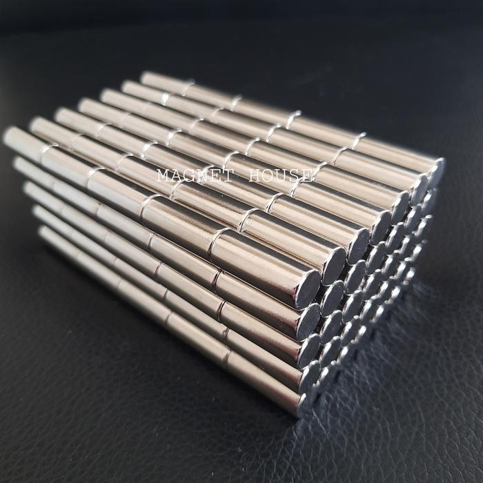 

New Magnet Neodymium Silinder 8x20 mm 8x20mm 8*20 mm 8mmx20mm