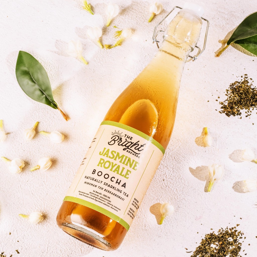 

Kombucha Jasmine - Sparkling Green Tea Drink - Teh Fermentasi 500 ML