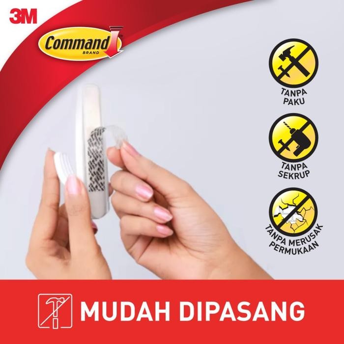 

Command 3 M Gantungan Serbaguna Medium Hooks 17001-6 Value Pack