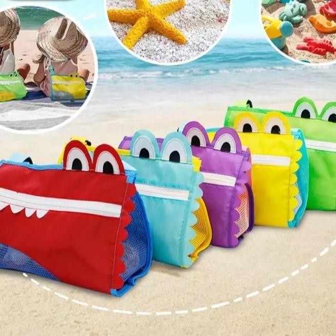 TAS ANAK MOTIF BENTUK BUAYA - KADO FASHION ANAK ULTAH Kode 12