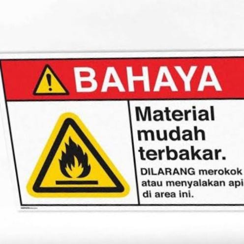 

Akrilik B A H A Y A 1 Ukuran 20X30 Cm