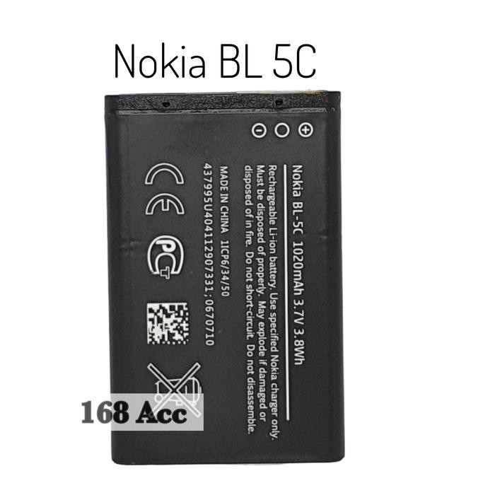 Pilihan- Baterai Nokia Bl5C Bl 5C Batre Battery Nokia Bl5C Bl 5C Batrei