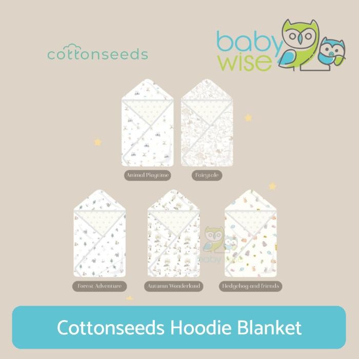 Khusus Grab Cottonseeds Hoodie Blanket