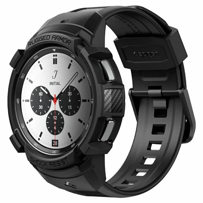 Spigen Rugged Armor Strap Band Case Galaxy Watch 4 Classic 42mm 46mm