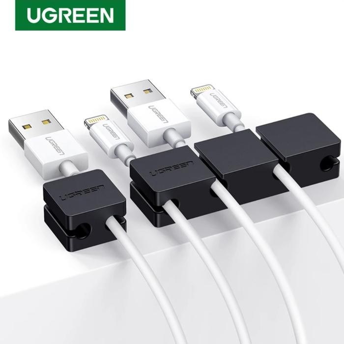 

Ugreen Cable Clip Silicone Penjepit Kabel Flexible Cord Organizer