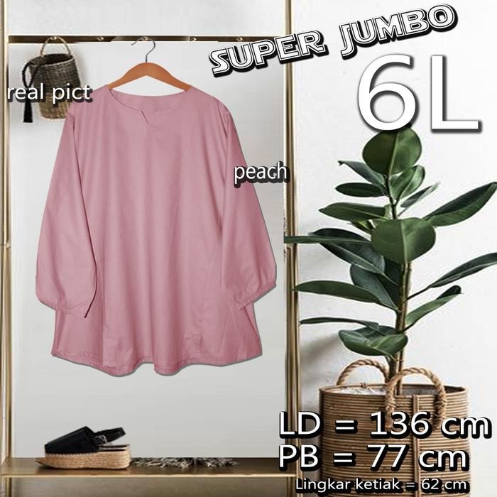 Pilihan- Baju Atasan Wanita / Blus Wanita / Tunik V / Jumbo 5L