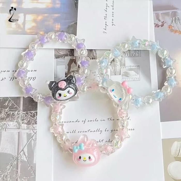 

New (BISA COD) Gelang Lucu Karakter Snrio / Gelang Manik-Manik Gelang Anak