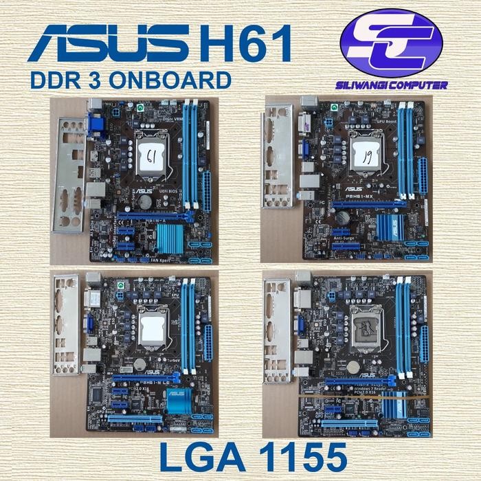 Asrock Computer - Mainboard Lga 1155 Gigabyte Asus H61 Ddr3