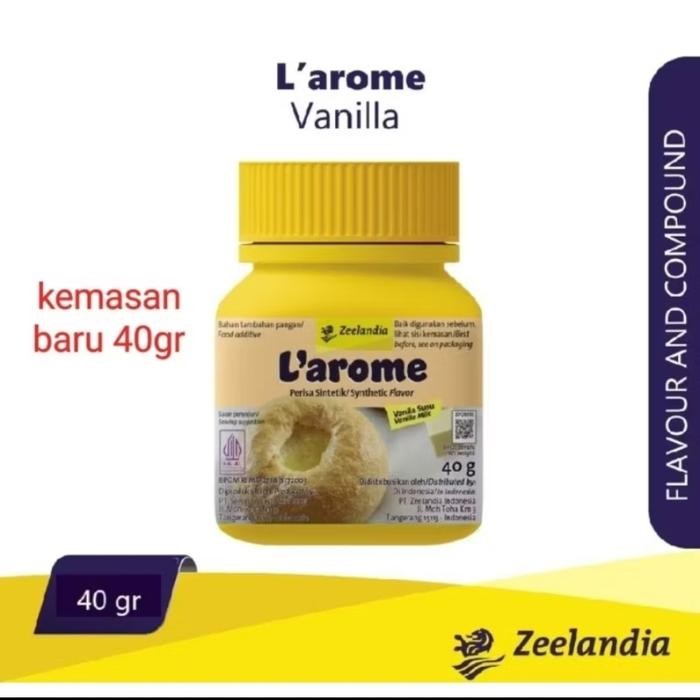 

Stok Baru Larome Vanilla Susu/ Larome Vanilla Milk 50 gr