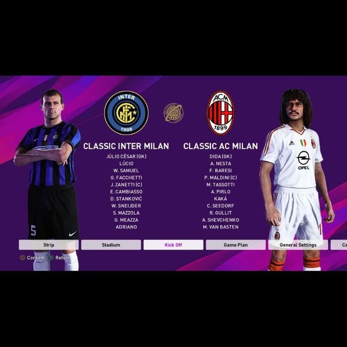 Pilihan- Patch Ps4 Pes 2020 Option File Plus Legend Classic Team Pes 20