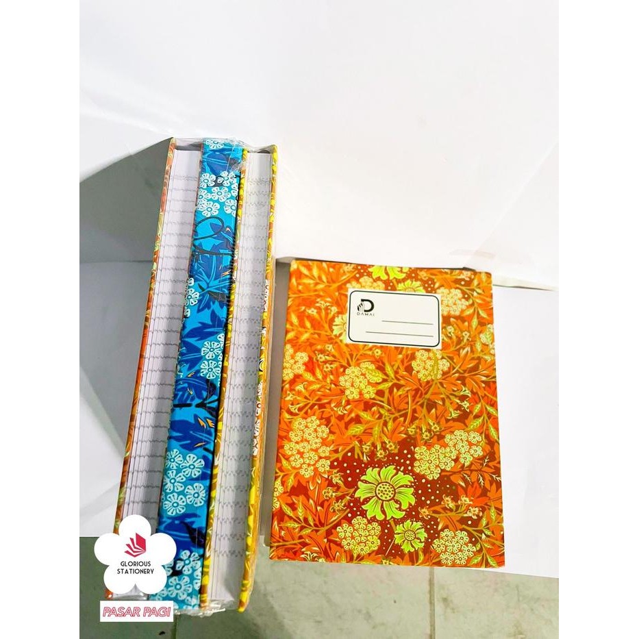 

buku hard cover qwarto 200lbr merk Damai