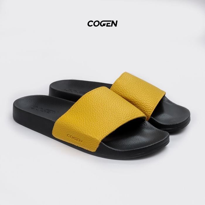 Brodo - Sendal Basic Sandal Selop Pria Wanita Basic Mustard