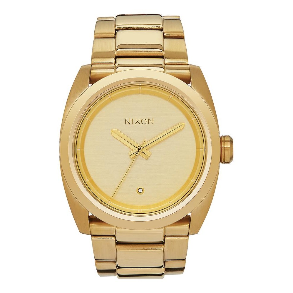 Jam Tangan Nixon Pria Analog Nixon A507502 Kingpin All Gold