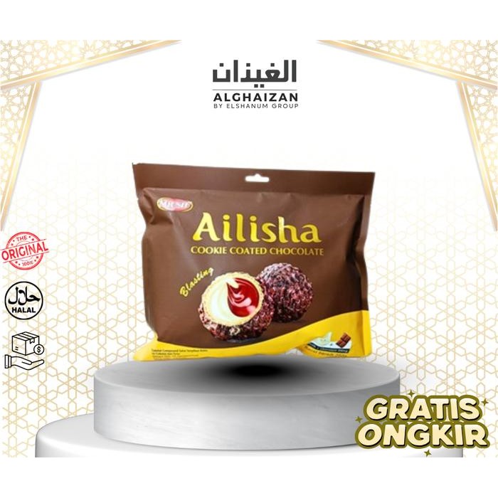

Wafer Ball Coklat Ailisha Cookie Coatef Chocolate Blasting 250gr - Coklat Roka
