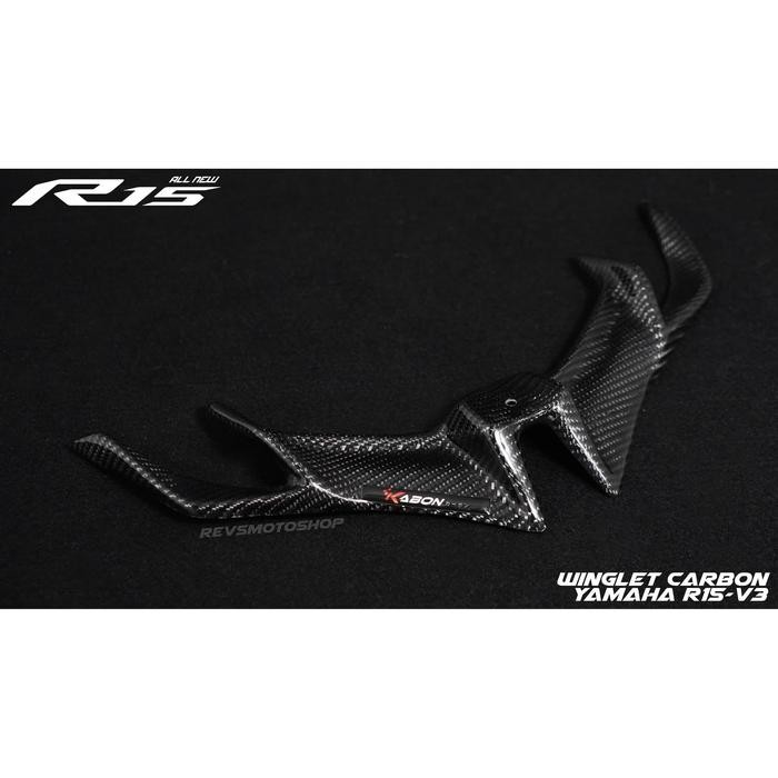 Kabon Yamaha R15V3 R15V4 R15M Winglet Karbon