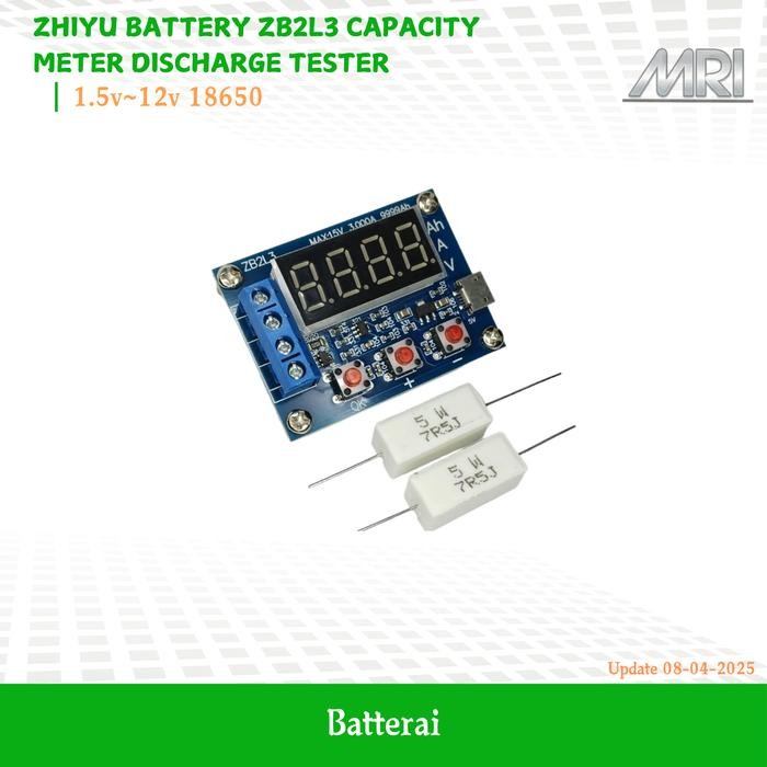 MJ Zhiyu Battery ZB2L3 Capacity Meter Discharge Tester 1.5v~12v 18650