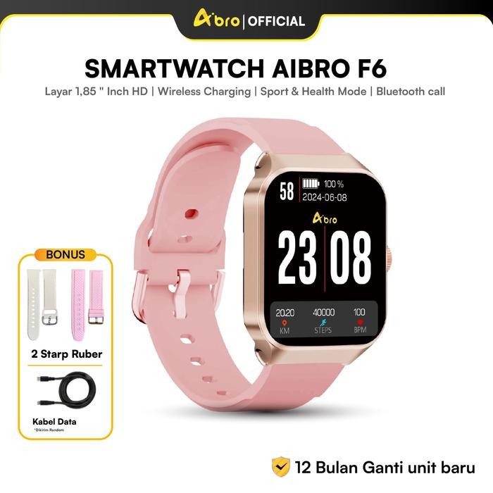 56I0  [ Steven Stenlyy X Aibro ] Bonus Kabel Data Aibro Smartwatch F6 Jam Layar Kalkulator