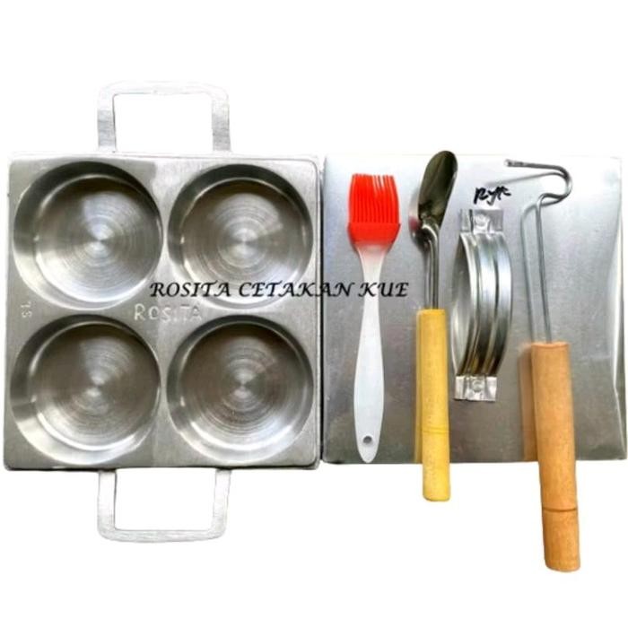 Rosita Cetakan Kue Martabak Mini/Kue Lumpur/Kue Apem 8,2cm TEBAL SL