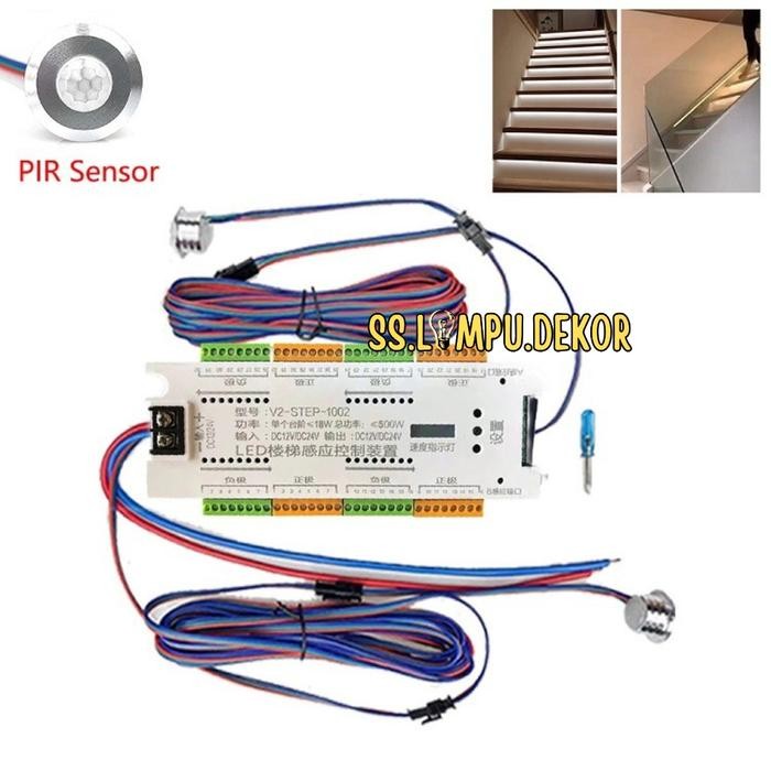 SENSOR lampu Tangga menyala otomatis sensor tangga sensor lampu otomatis
