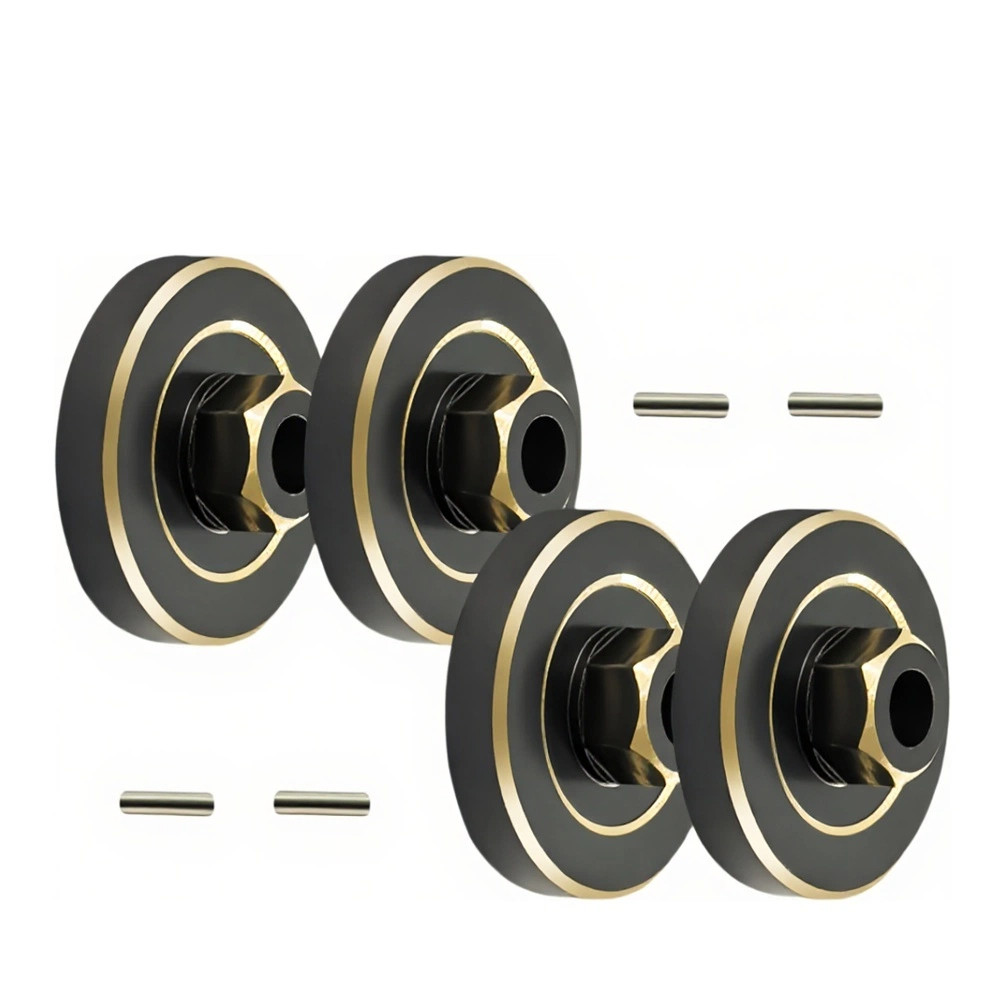 31g Counterweight Brass Wheel Hex Hub Adaptor For FMS FCX24 FCX18 LC80 Rc Car Upgrade Parts Crawler
