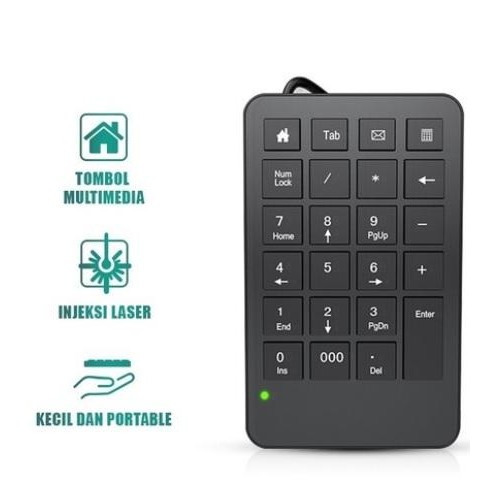 Keyboard Numerik Robot RK01 USB