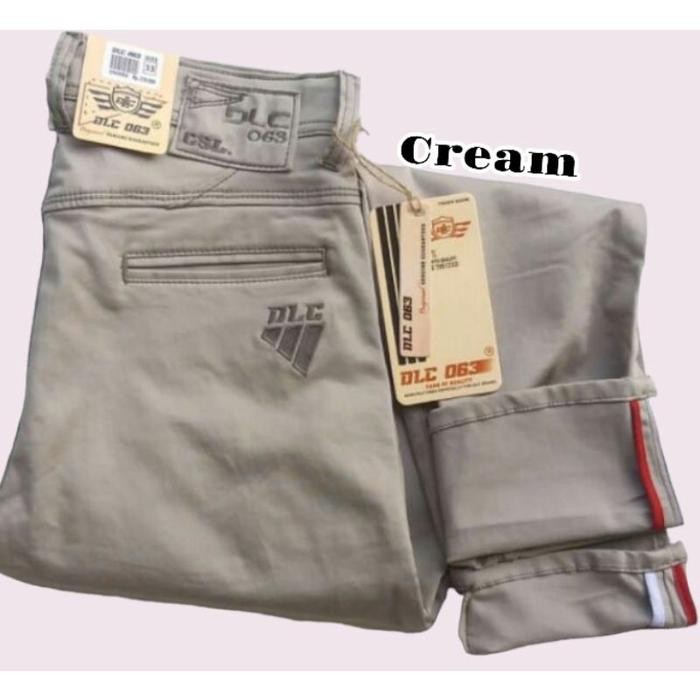 Celana Chino Original 100% Pria Celana Dlc Pria Original Celana Chino Panjang Pria Celana Kanvas