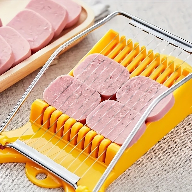 Lunch meat slicer, multifunctional ham slicer, stainless steel fruit slicer, household egg slicer, h