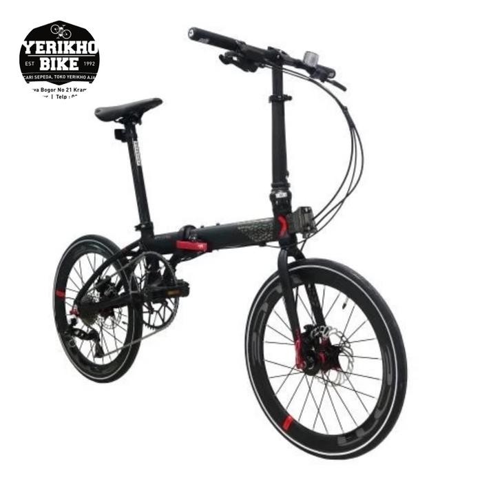 Sepeda Lipat Folding Bike 20 Element Camp Foldx Lite Lx 11 Speed Hidrolik