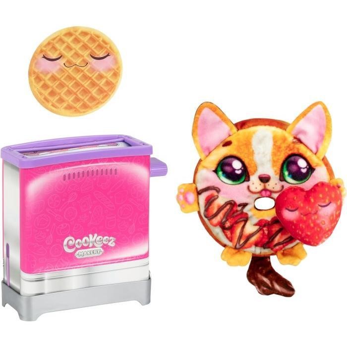 Cookeez Makery Toasty Treatz Toaster with Scented Plush Mainan Toaster