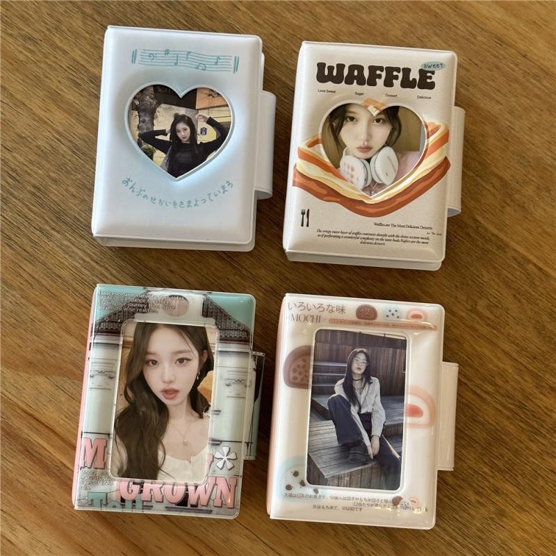 TERLARIS 3 Inch Photo Album Picture Storage Case Kpop Card Binder Name Card Book Photocard Holder