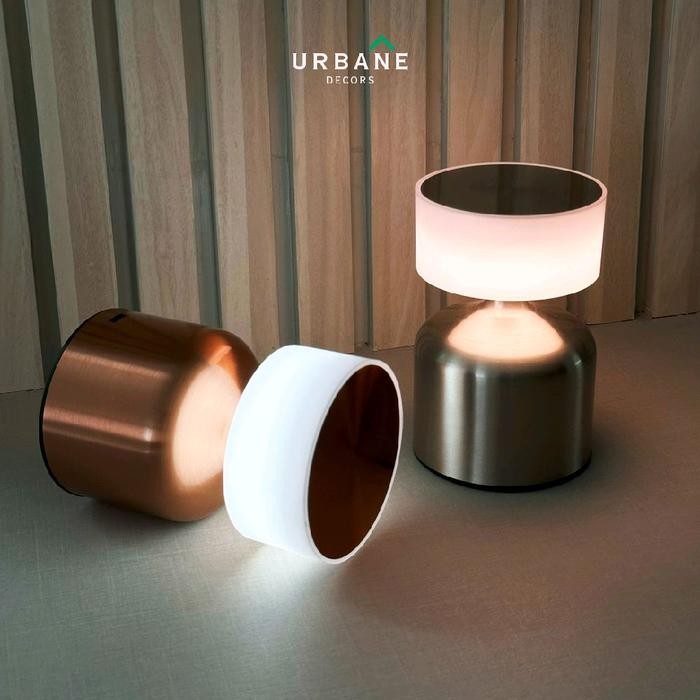 [Urbane] Fumiko Lampu Meja Portable Led Usb Sensor Sentuh Bar Table Lamp Tricolor Minimalis Promo 