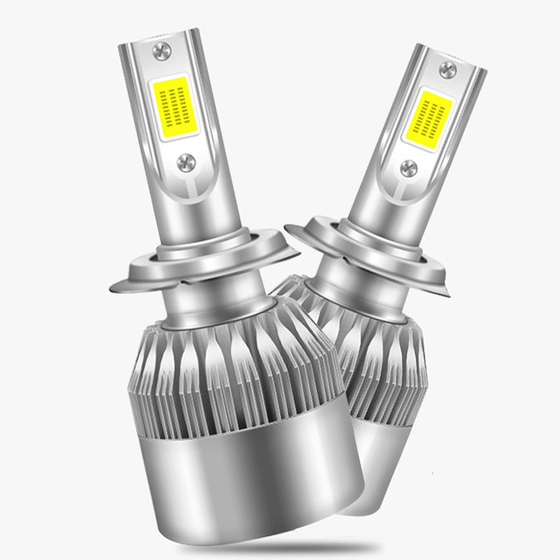 C6 automobile led headlamp Headlights Waterproof IP68 High Beam Low Beam Lamp Auto Exterior Decor Ac