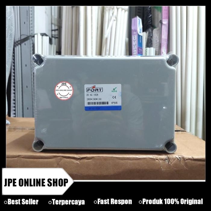 Fort Junction Box 190X280X130 Mm/Box Panel Plastik 190X280X130 Mm Ip66