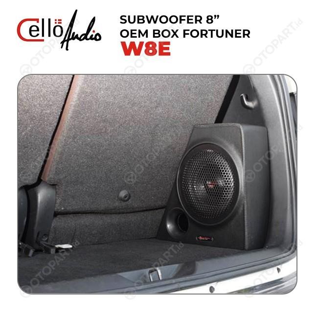 Subwoofer Box 8" inch W8E/W8SL PNP OEM FORTUNER 2016-2021 CELLO