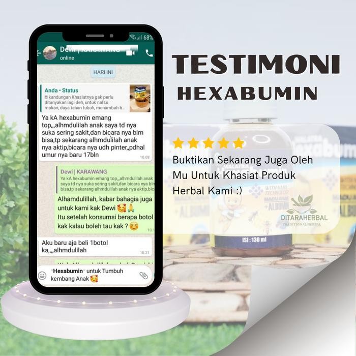 54t4- Hexabumin Madu Untuk Anak Terlambat Berjalan Vitamin Pelancar Berjalan Anak Belum Bisa