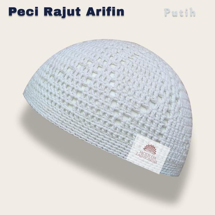 ASLI Peci Rajut Dewasa Motif Arifin - Peci Rajut Yaman dewasa Arifin tebal READY STOCK