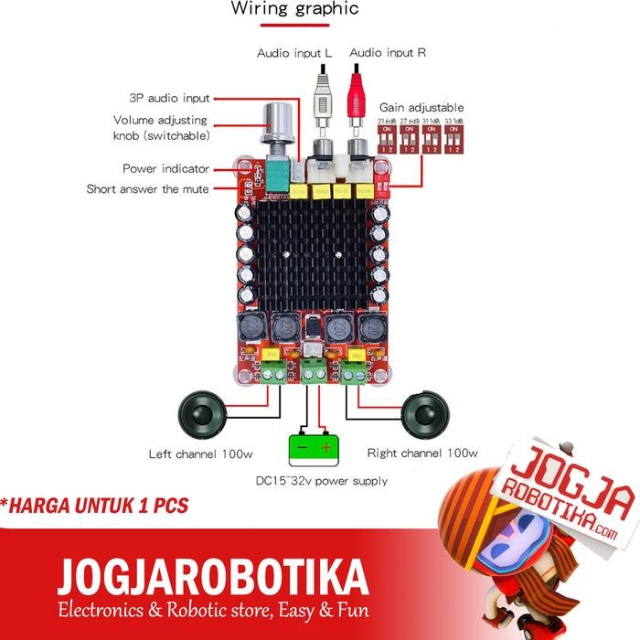 XH-M510 TDA7498 Digital Power Amplifier