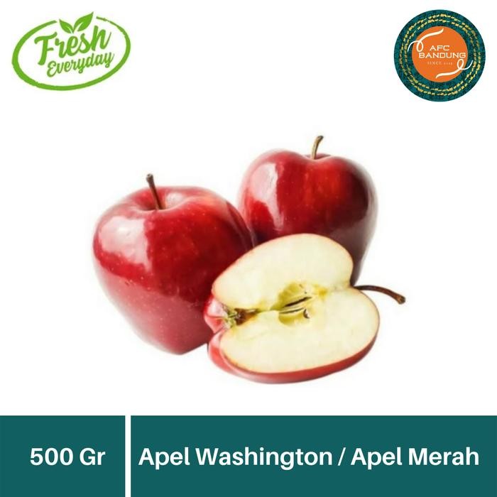Fruitsz- Buah Apel Washington Fruit Apel Merah 500Gr