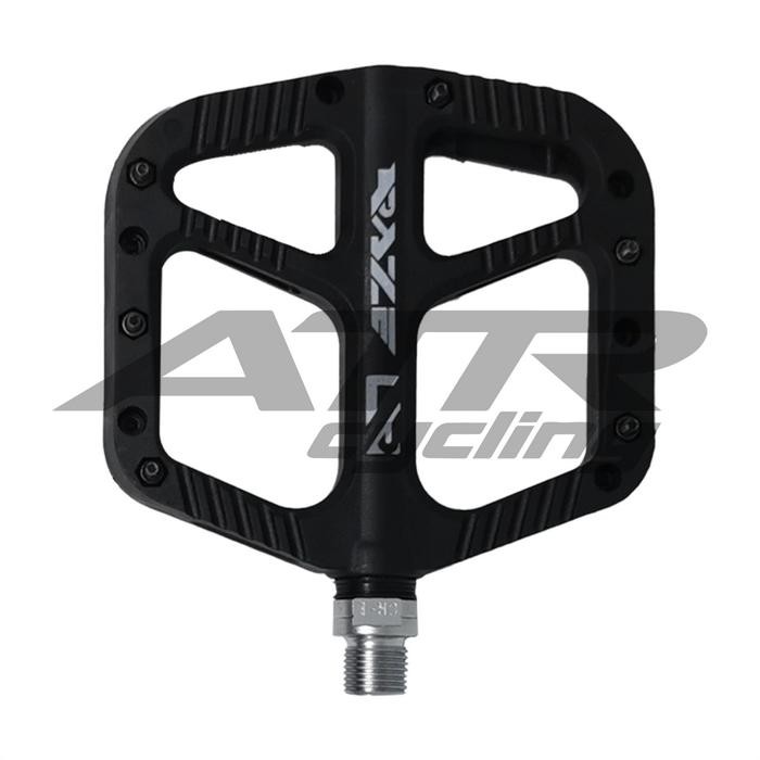 PEDAL SEPEDA AL RAZE N90 BLACK CNC 2 BEARING