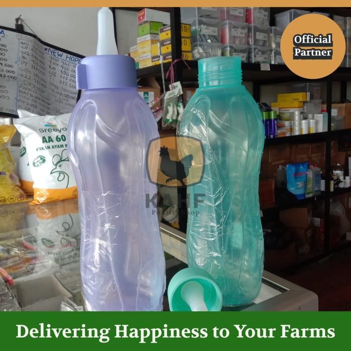 PetShoPq- Botol Dot Susu Anak Kambing 1 Liter Cempe Dot Silikon