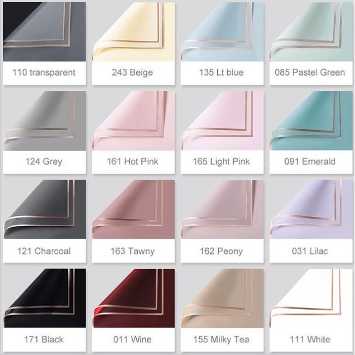 Kertas buket bunga - 0820 Wrapping buket. Paper wrapping. Tisu buket.