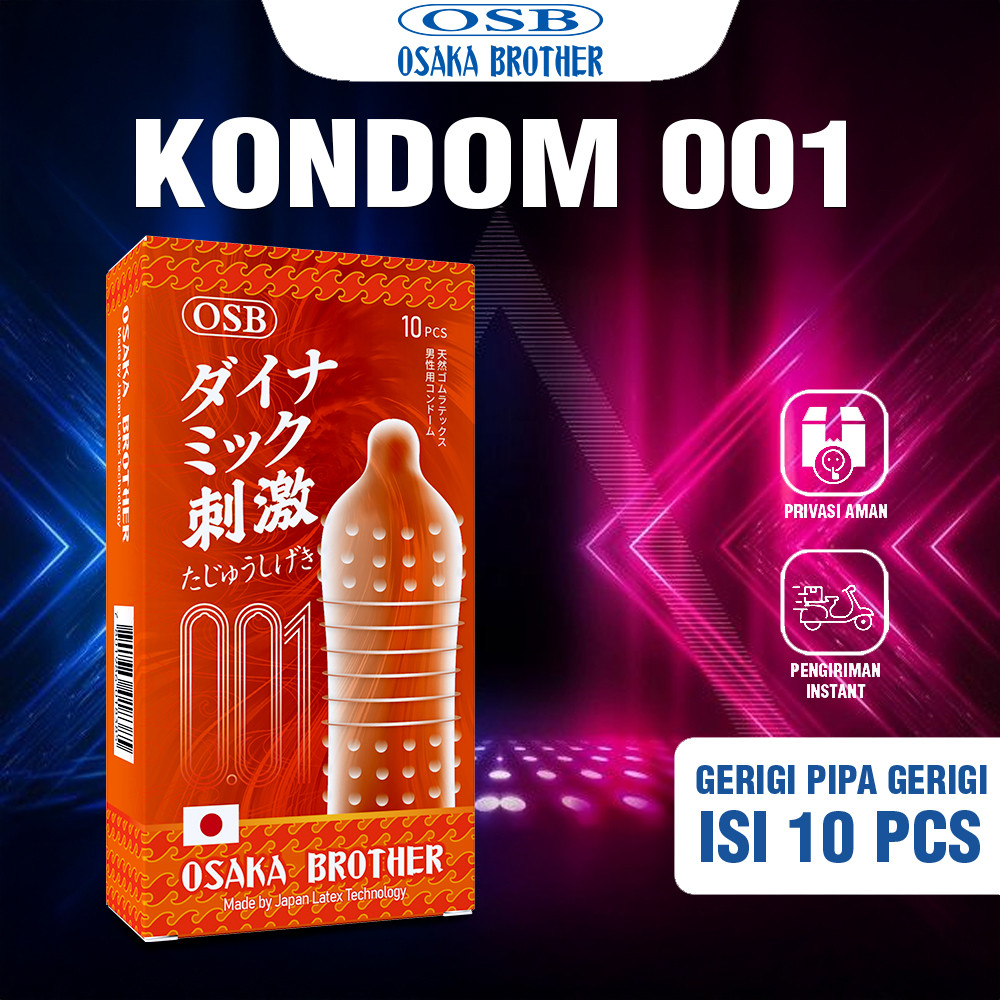 Kondom Gerigi Premium 001 - COD & Gratis Ongkir
