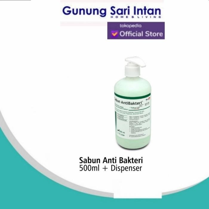 sabun cuci tangan anti bakteri 500ml +dispenser onemed khusus surabaya