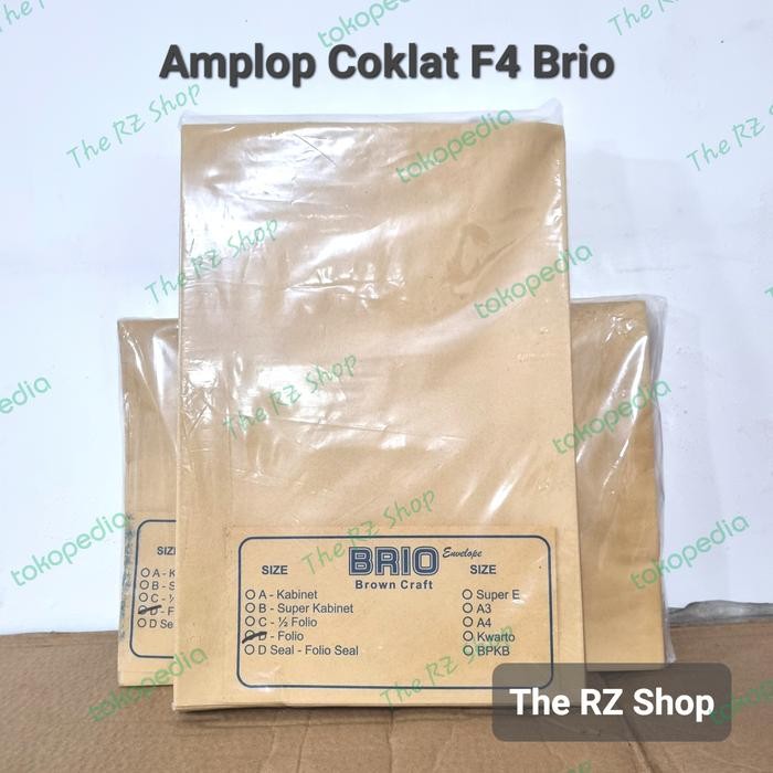 ztdl- Amplop F4 Coklat, Amplop Coklat F4