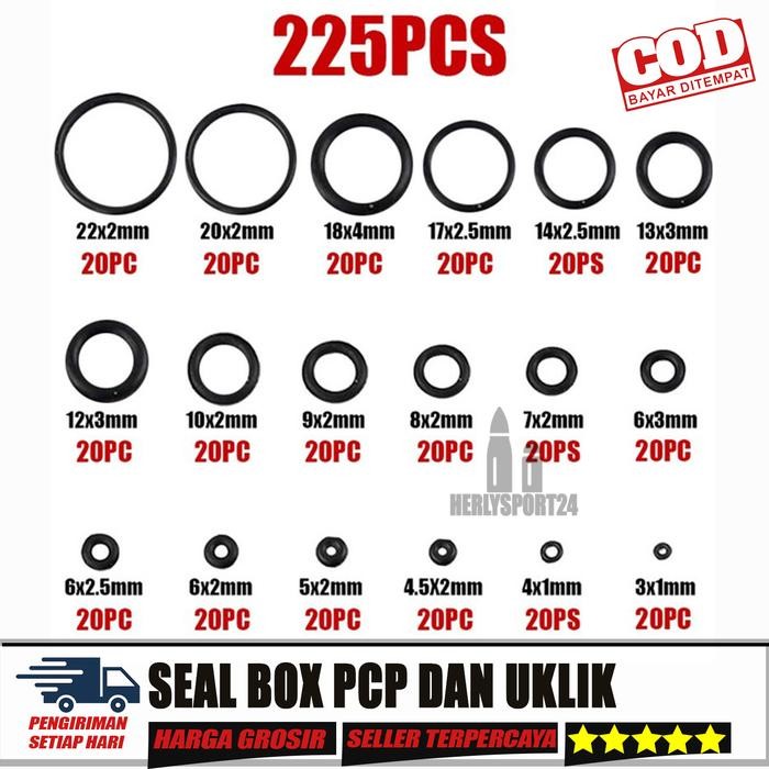 a44q- Oring Seal Box Pcp Sil Box Pcp Seal Box Oring Pcp Seal Box Hitam Nbr