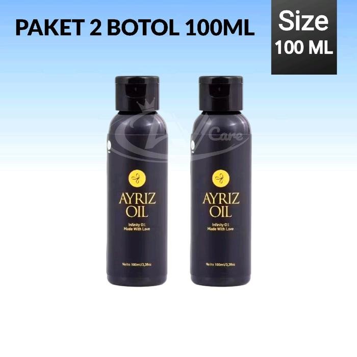 2 PCS Ayriz Oil Travel Size 100ml - Minyak Balur Nusantara Minyak Urut - Minyak Terapi Herbal &
